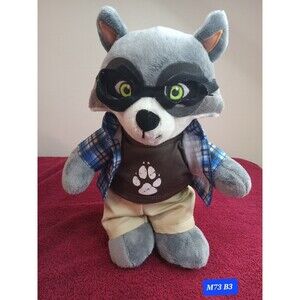 Build-A-Bear Oliver Raccoon Great Wolf Lodge 12" Inc  Plush Stuffed Animal